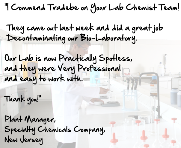 tradebe-chemist-team-client-testimonial-lab-decon