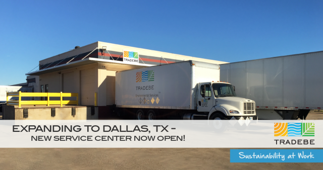 Tradebe Facility Network Growing - Dallas, TX Now Open!